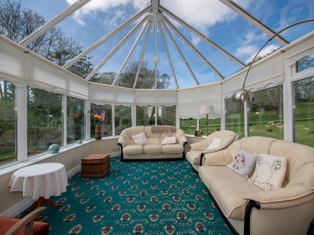 The conservatory.