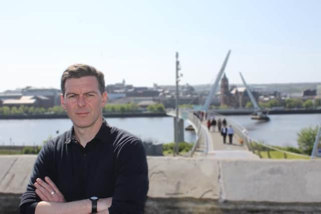 People Before Profit Westminster candidate for Foyle Shaun Harkin.