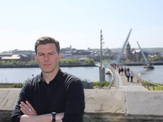 People Before Profit Westminster candidate for Foyle Shaun Harkin.
