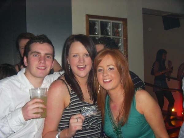 Revellers on a night out in Cafe Roc and Earth in December, 2005.
