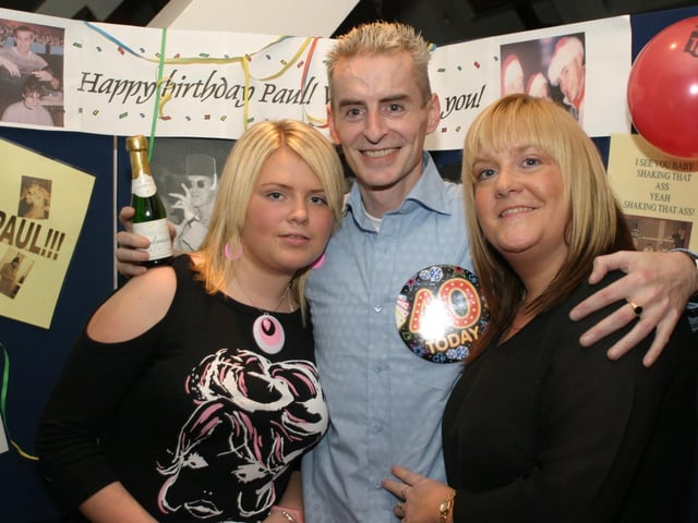 Party celebrations back in 2004: Paul Rooney.