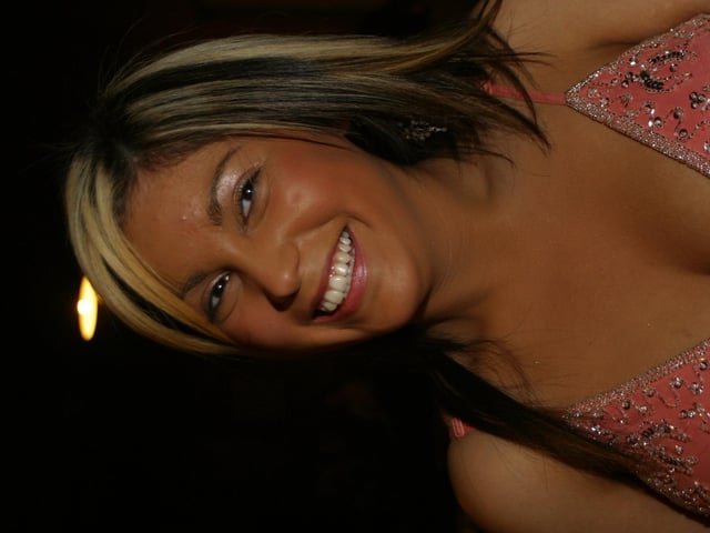 Dearbhla Lyttle with friends and family for her birthday.