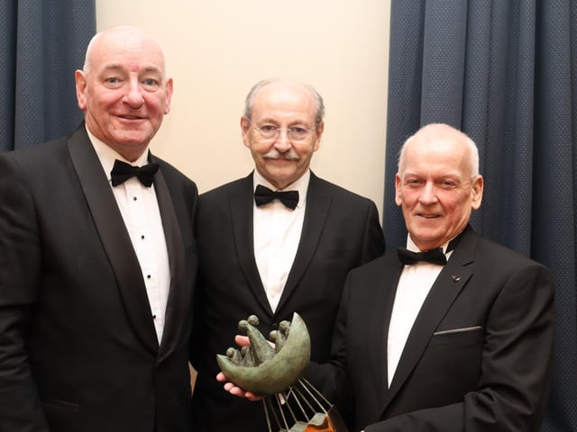 Alumni Illustriissimi:- Mark Durkan (2018), Professor Declan McGonagle (2012) and Professor John McCloskey (2022)