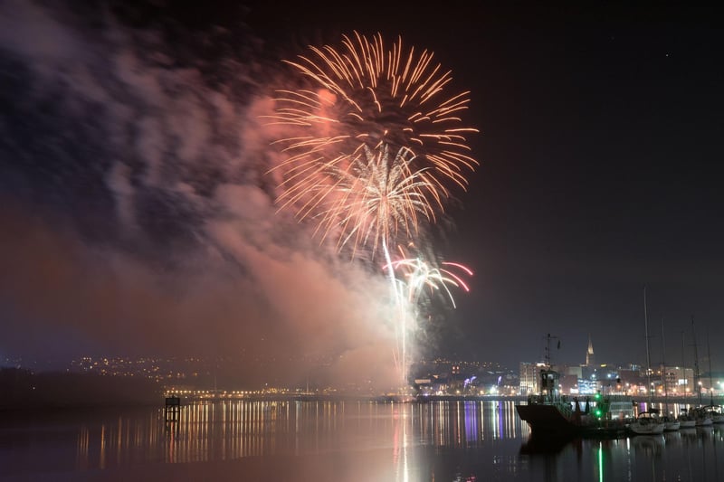 The fireworks finale display over the River Foyle will once again take place on Tuesday, October 31 at 8.30pm. Make sure to arrive early to secure a spot along the river to view the spectacle. Picture Martin McKeown. Inpresspics.com. 31.10.18