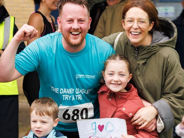 Enjoying the Bogside & Brandywell Health Forum Danny Quigley 'Try-a-Tri' event. (Photo: Micam Photography)
