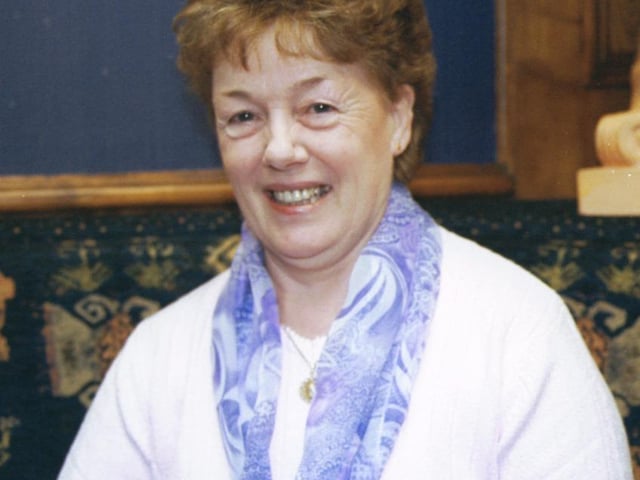 Angela Cox pictured at her 60th birthday celebration party in the Argyle Arms. 191202HG22