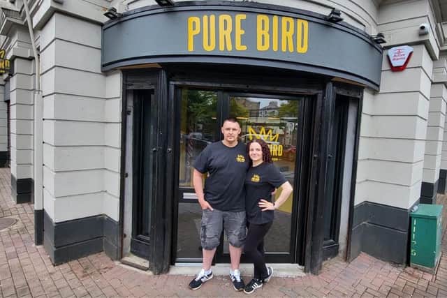 Nadia and Ronan Green, owners of Pure Bird.