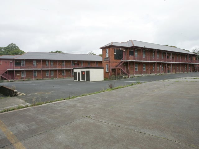 The former British Army military barracks at Ebrington in September 2005 shortly after it was transferred to the Executive.