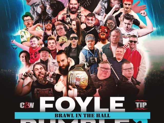 A selection of some of the Caw & Tip wrestlers