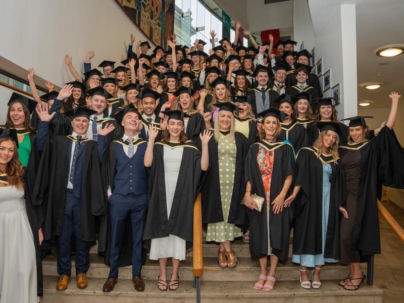 Ulster University's first graduating cohort of medical students.