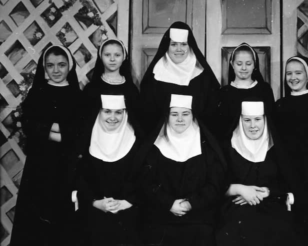 Some of the cast of a St. Mary's production of The Sound of Music.
