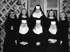 Some of the cast of a St. Mary's production of The Sound of Music.