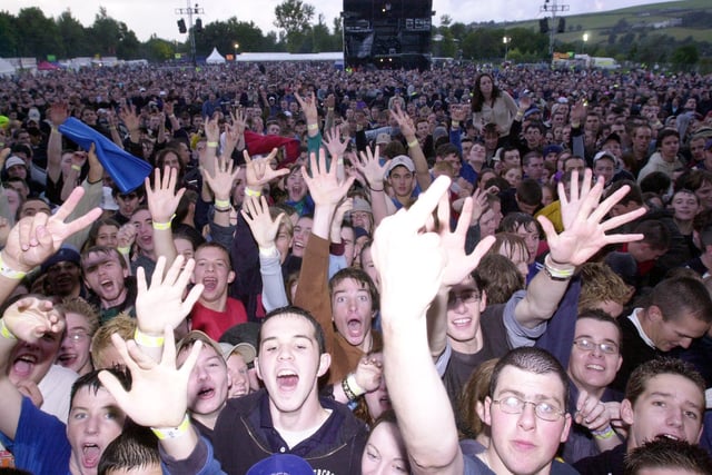 A huge crowd attended the Oasis and Ocean Colour Scene concert in September 2002.