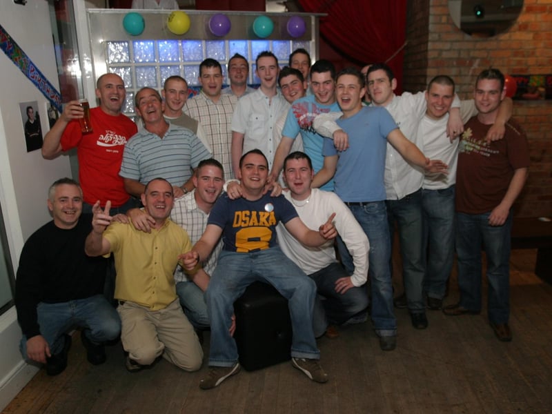 Parties and nights out in July 2004.