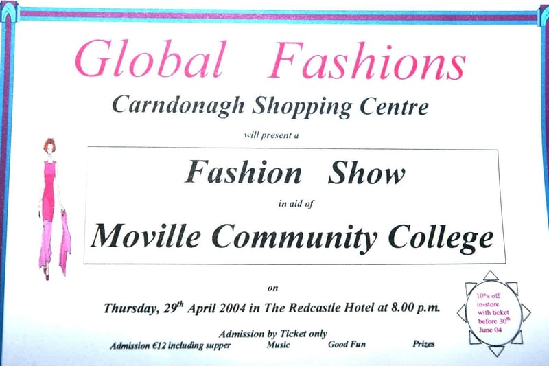 Fashion Show at the Redcastle Hotel in 2004.