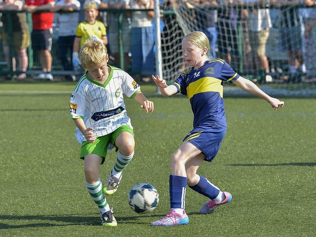 TOTHC against Don Boscos at the Kian Dawson Kirk Memorial Cup competition held at Leafair. Photo: George Sweeney