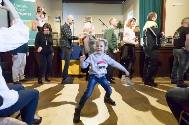 All ages were entertained at the event for Ukrainian Old New Year in Colgan Hall.