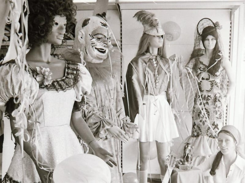 Window display in 1975.