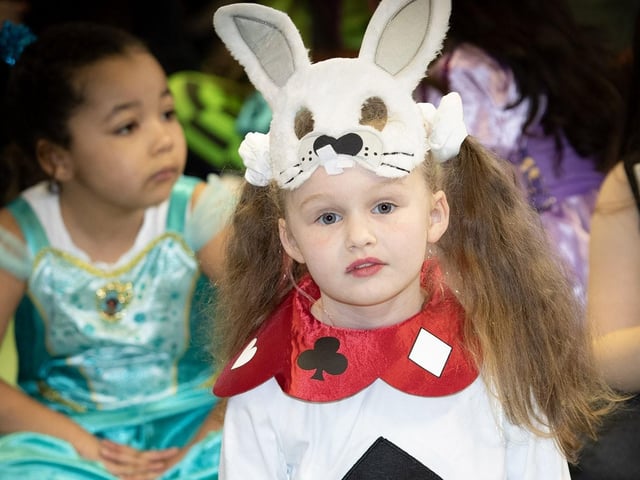 A very colourful Sophia celebrating World Book Day at Greenhaw PS.