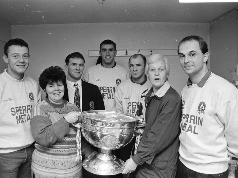Sam Maguire Cup on tour.