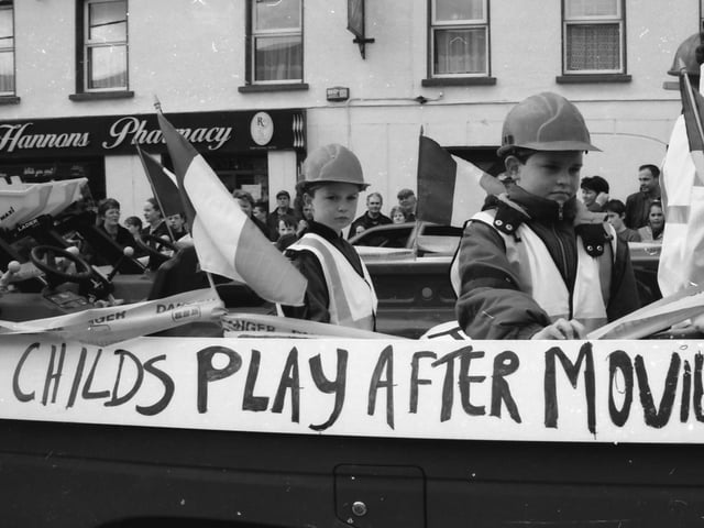 The St. Patrick's Day parade in Moville in 1998.