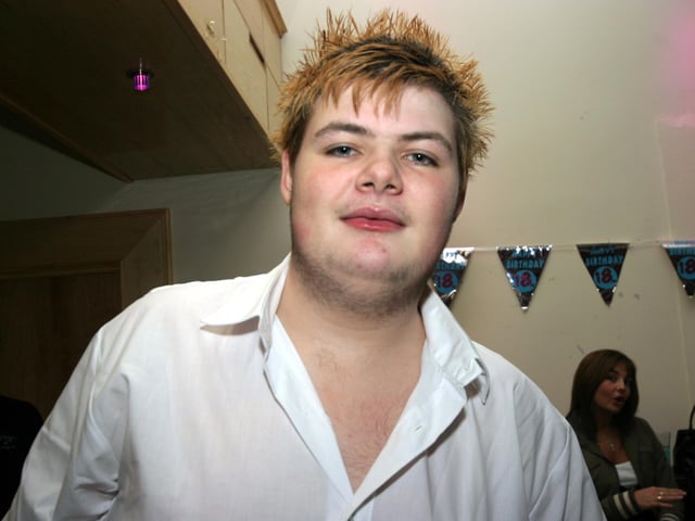 Charles Conaghan 18th birthday at The Tree Flowers 0001/JML : Parties and celebrations January 2006: Charles Conaghan.