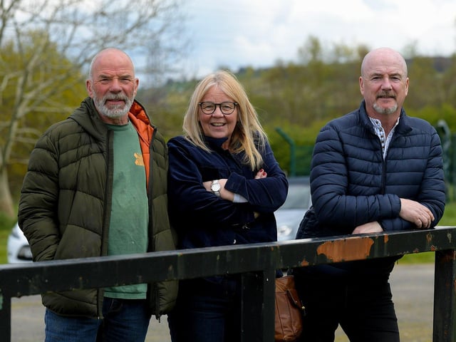 Rugby fans at the Ulster v Connacht game at Judges Road. Photo: George sweeney