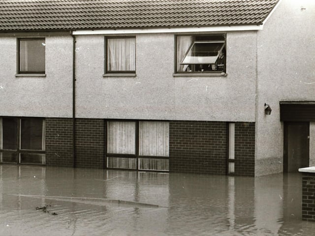 Flooding at Springvale, Coshquin and Ederowen back in 1985.