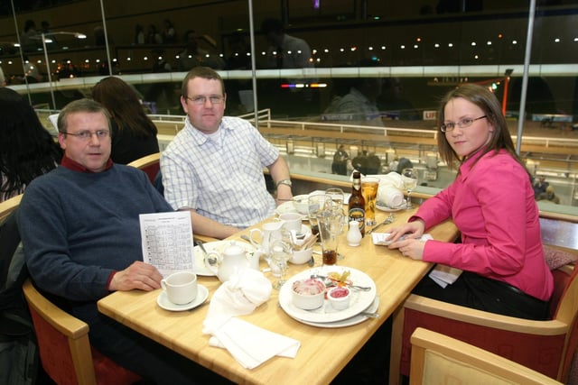 Out and about at the Lifford dog track in early 2004.