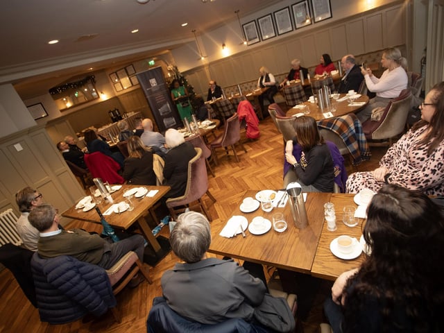 The Mayor Lilian Seenoi-Barr addressing the attendance at Thursday's Inner City Trust event.