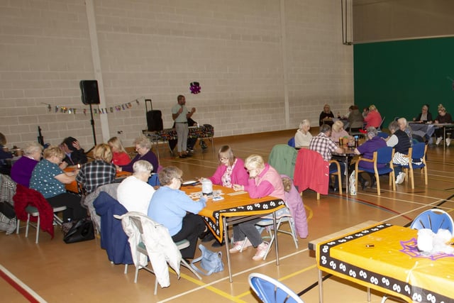 Halloween Bingo enjoyment at the OLT/CNP Community Bingo in Creggan on Wednesday. 