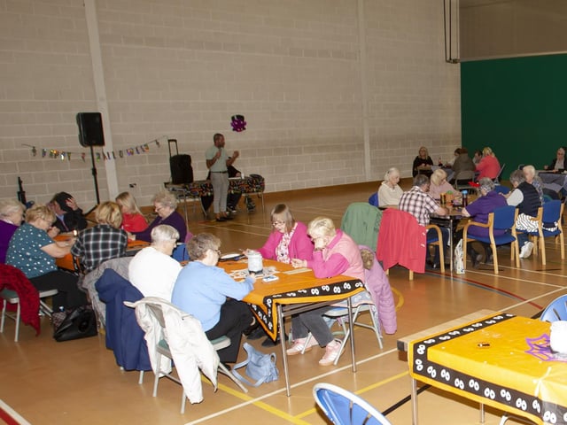 Halloween Bingo enjoyment at the OLT/CNP Community Bingo in Creggan on Wednesday.