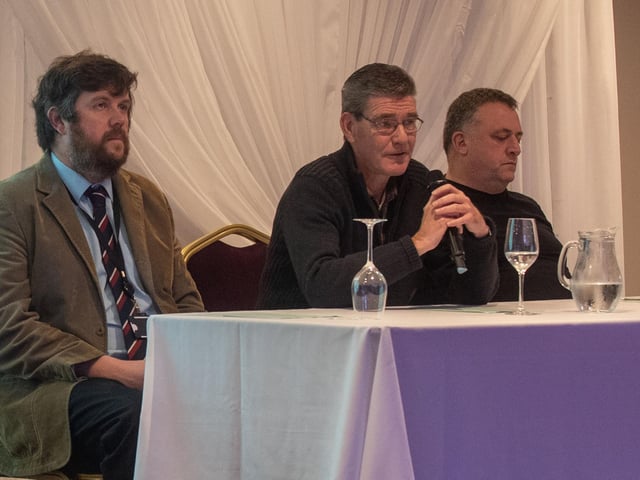 Councillors at Derry City and Strabane District Council’s Good Relations Team Let’s Talk event. Picture Martin McKeown.