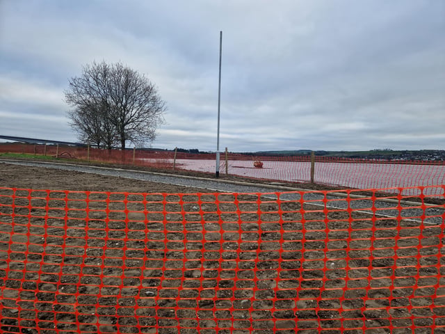 Works are steadily progressing on the new Derry bridge, which is due to be completed by Spring this year. The riverside path connecting the Bay Road Nature Reserve to the new bridge has kerbs and gravel laid and lampposts almost fully installed. The base for the bridge to sit on the Bay Road side seems to be fully complete with concrete being pored on the other side's base.
