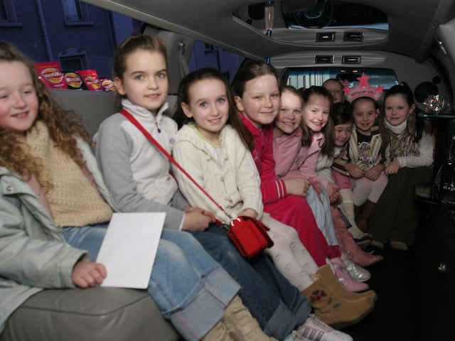 A limo ride for the birthday girl.