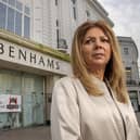Madeline Whelan, who picketed the Debenhams store in Patrick Street, Cork.