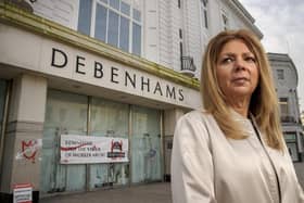 Madeline Whelan, who picketed the Debenhams store in Patrick Street, Cork.