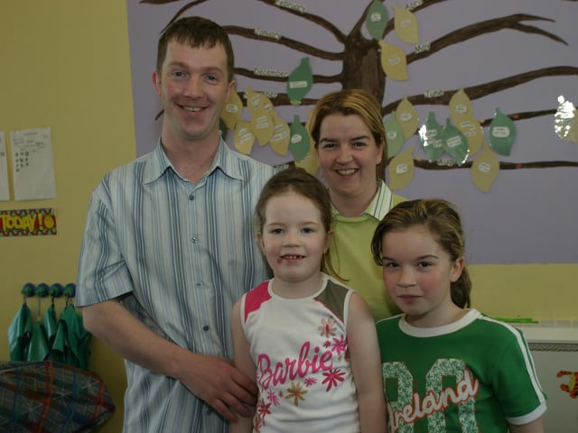 Party celebrations back in April 2004.