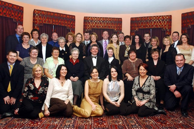 Scoil Mhuire staff pictured at the 5th Year Social held in the Inishowen Gateway Hotel. (1401C17)