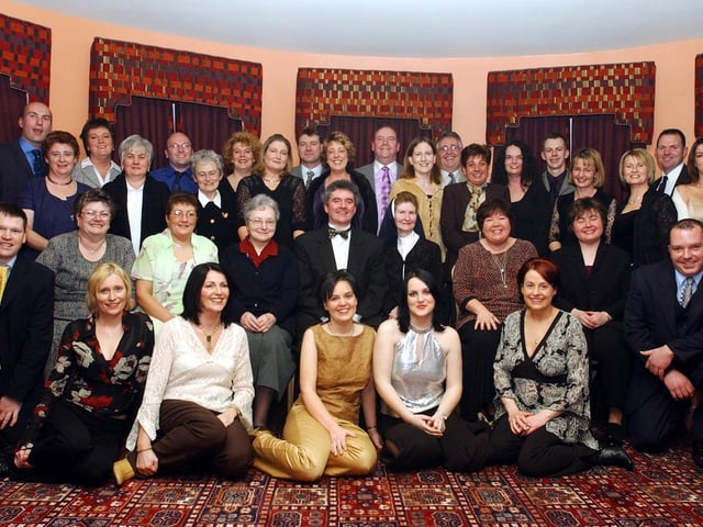 Scoil Mhuire staff pictured at the 5th Year Social held in the Inishowen Gateway Hotel. (1401C17)
