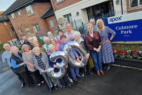 Tenants, family and staff celebrate 30 years of Culmore Park in Derry.