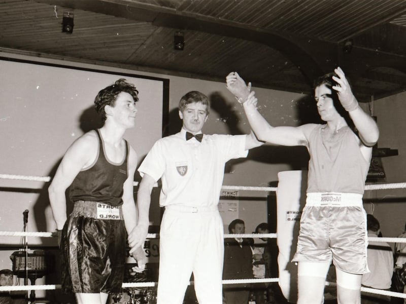 Fairview boxing tournament in the Delacroix back in February 1995.