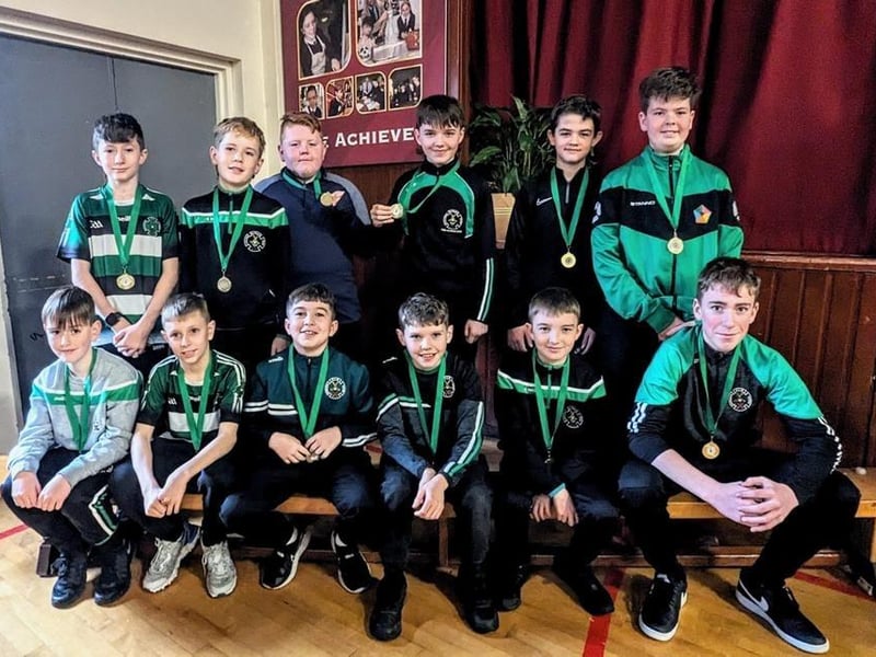 Na Magha's U11 team pictured at the club prizegiving held at St Brigid's College last weekend.