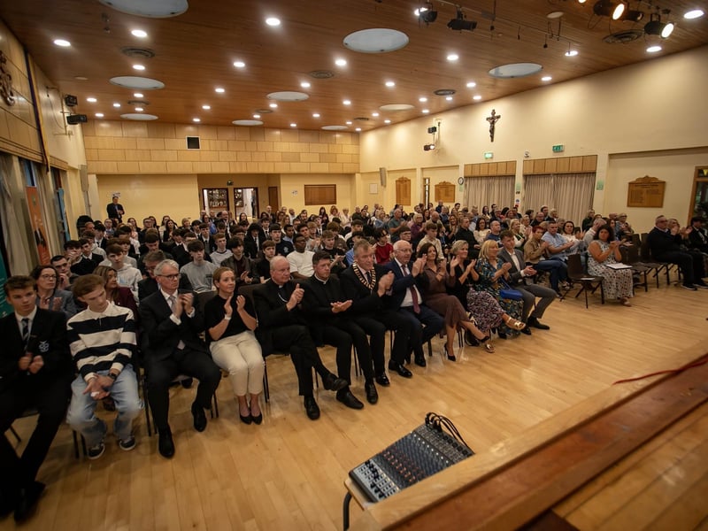 The attendance at Thursday's Annual Senior Prizegiving at St. Columb's College, Derry. (Photos: JIm McCafferty Photography) : .