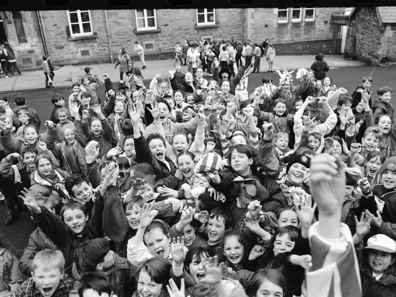 Sam Maguire Cup at St. Eugene's.