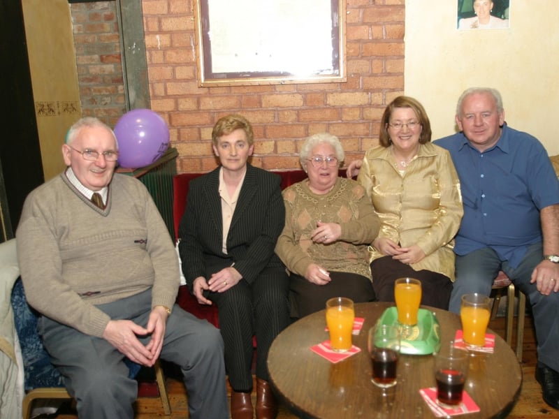 Derry people partying in 2004. Lily Whoriskey