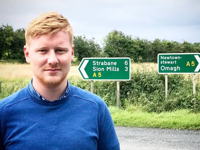 Daniel McCrossan, the SDLP MLA for West Tyrone, pictured at the A5 road.