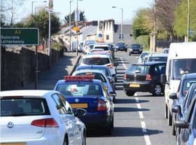 A lane closure will be put in place on the Buncrana Road on Wednesday.