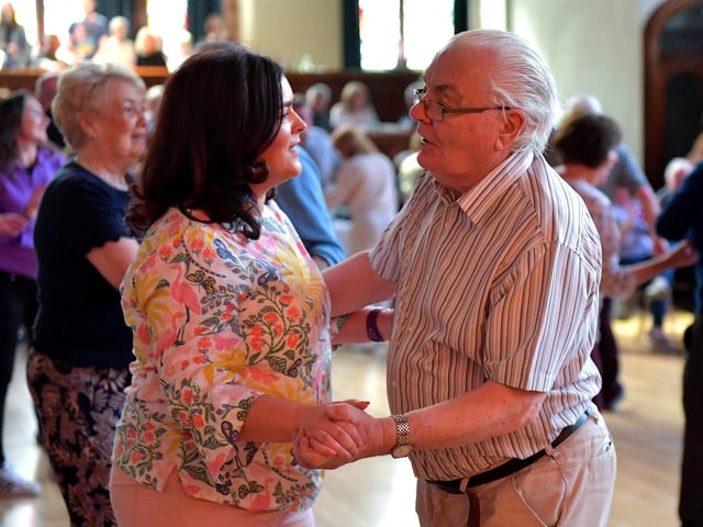 Jiving to music of the Jive Aces during the Jazz Festival weekend.  Photo: George Sweeney.  DER2317GS – 152