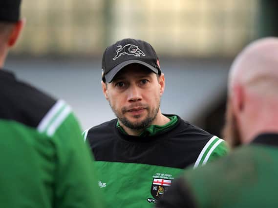 City of Derry Head Coach Richard McCarter who has been appointed Assistant Coach of the Ulster Juniors Team for the upcoming 2024 Interpros. Photo: George Sweeney